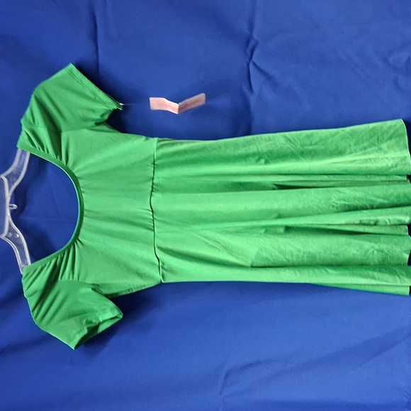 NWT Natalie Dance Wear Green Dress Leotard - Picture 2 of 5
